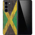 Jamaican Flag Dark Wood Galaxy Z Fold5 5G Skin